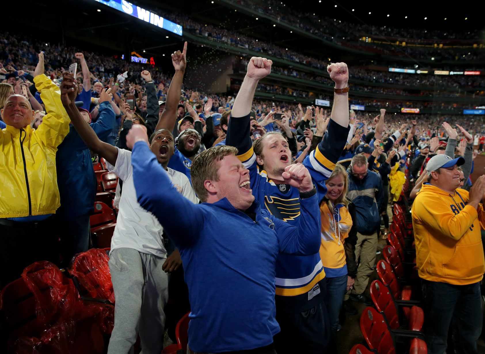 Stanley Cup Final Game 7 watch party at Busch Stadium